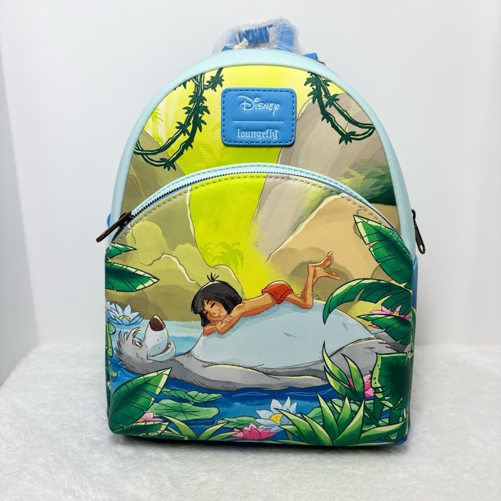 Loungefly Disney The Jungle Book Duo River Mini Backpack NEW‎